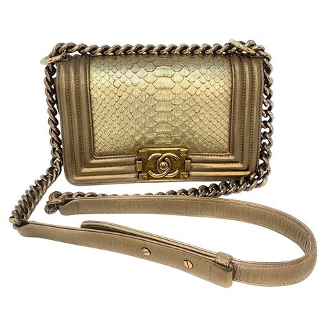 chanel boy flap bag python|python Chanel handbags sale.